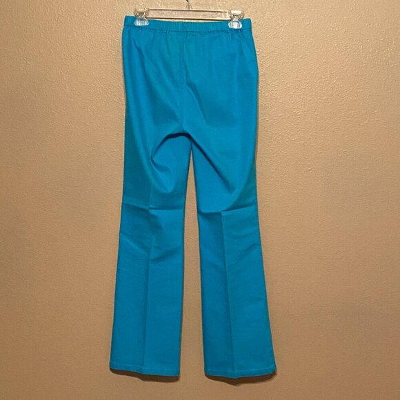 DG2 by Diane Gilman Turquoise Blue Denim Stretch Jeans Pull On Women's Size M - Picture 2 of 6